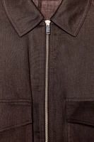 VESTE ZIPPÉE AVEC RAMIE