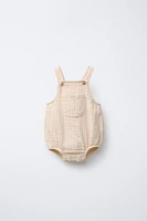 PLAIN TEXTURED ROMPER