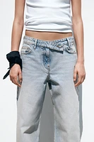 Z1975 STRAIGHT HIGH WAIST FULL LENGTH JEANS
