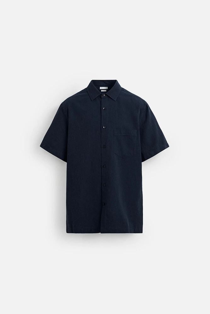 CHEMISE COTON - LIN