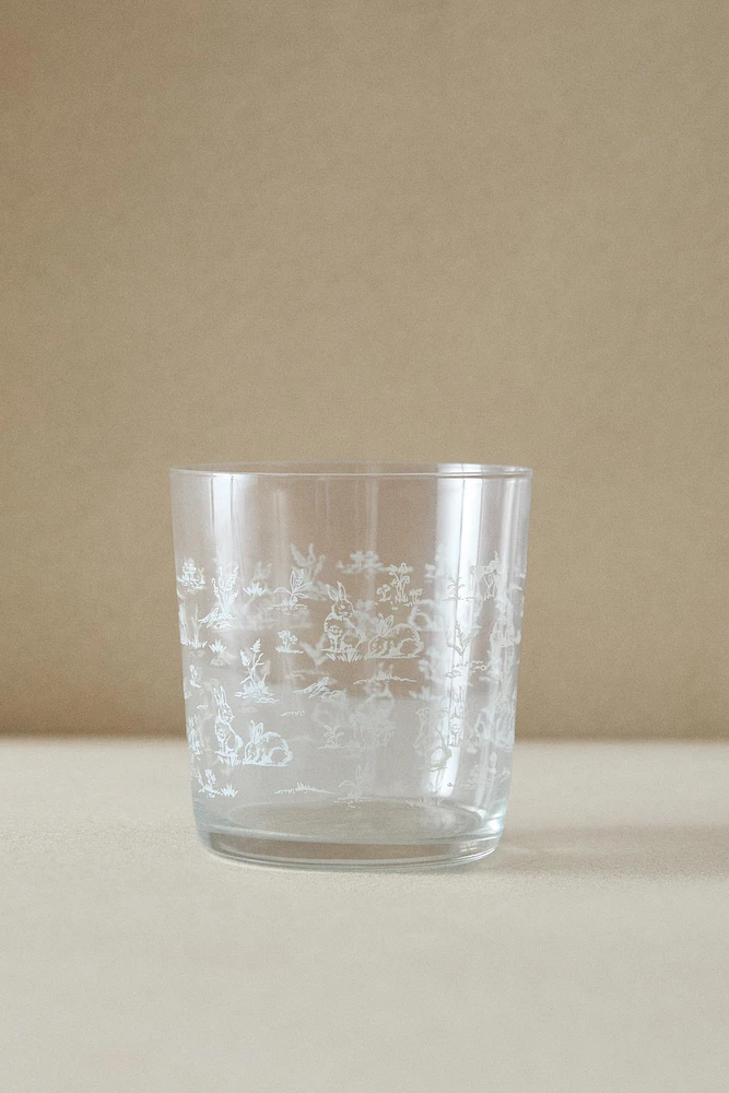 VERRE VERRE RECYCLABLE MOTIF