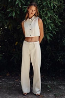 GILET COURT EN JEAN Z1975