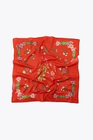 EMBROIDERED COTTON SCARF