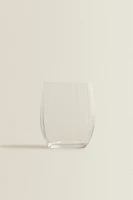 BOHEMIA CRYSTAL TUMBLER WITH LINES