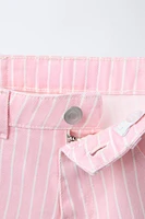 BERMUDA EN DENIM RAYURES