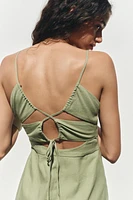 ROBE MIDI AVEC LIN
