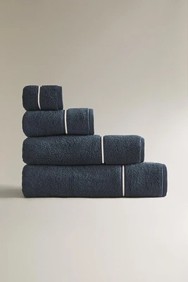 SERVIETTE DE BAIN FESTON BRODÉ