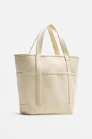 WOVEN SHOPPER BAG