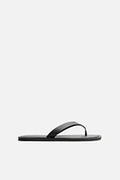 LEATHER STRAP SANDALS