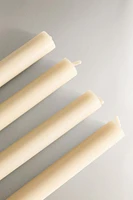 SET OF DECORATIVE CYLINDRICAL LONG TAPER CANDLES (SET