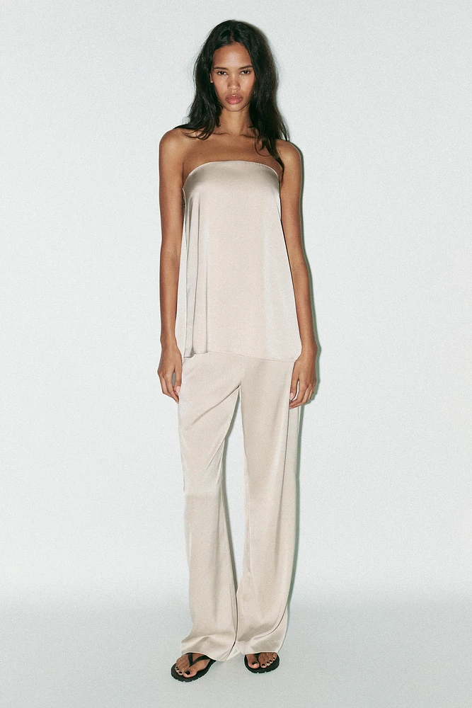 TOP SATINÉ BUSTIER