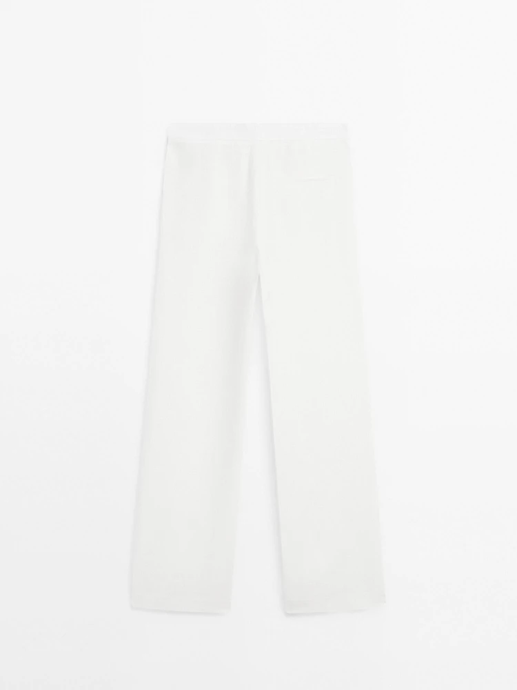 Pantalon droit fluide à pince - Limited Edition