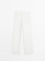 Pantalon droit fluide à pince - Limited Edition
