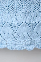 TOP EN MAILLE FANTAISIE