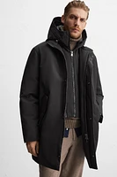 100% FEATHER PUFFER PARKA