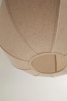 LARGE LINEN PENDANT LAMP