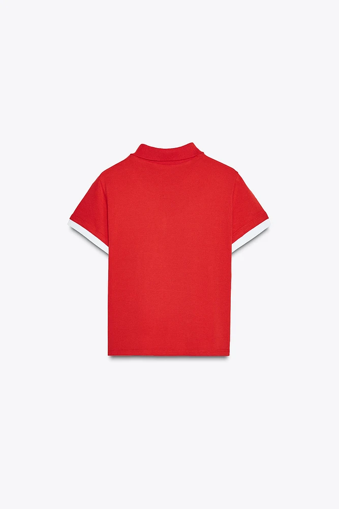 COMBINATION POLO TOP