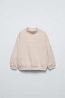 MOCK NECK SWEATSHIRT