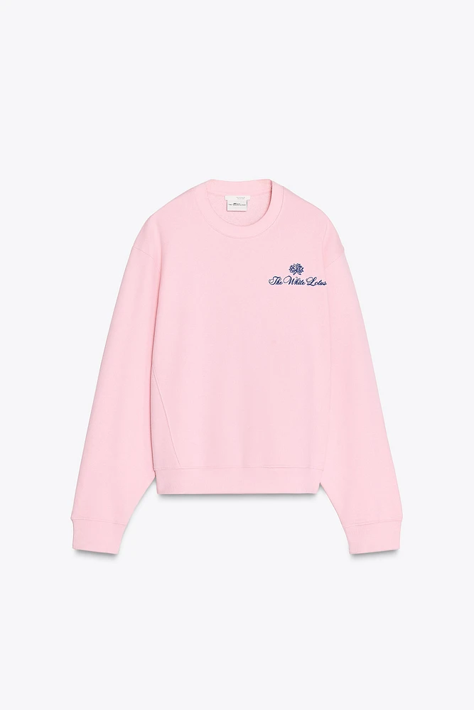 THE WHITE LOTUS FLEECE SWEATSHIRT
