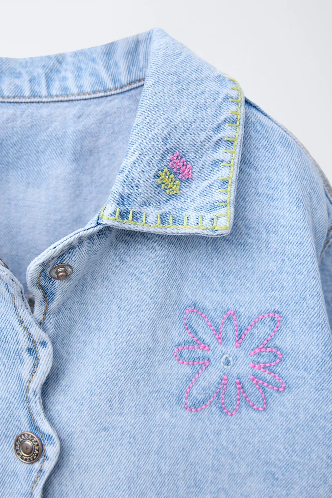 EMBROIDERED DENIM JACKET