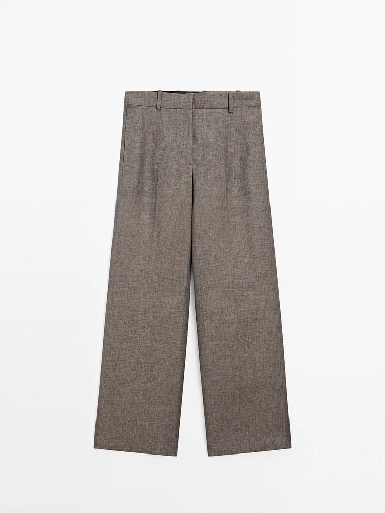 Pantalon fluide 100 % lin