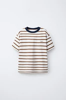 HEAVYWEIGHT STRIPE LABEL T-SHIRT