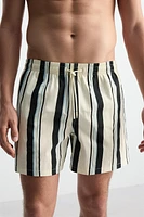STRIPED MID-LENGTH SWIMSUIT