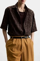 CHEMISE FLUIDE EN JACQUARD