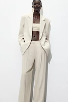 OVERSIZED BLAZER WITH SHOULDER PADS