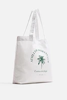 WOVEN SHOPPER BAG