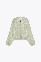 BLOUSON FLUIDE EN ORGANZA