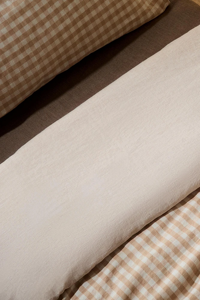 HOUSSE DE COUETTE ENFANT CARREAUX VICHY