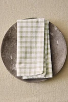 GINGHAM COTTON NAPKINS (SET OF 2)