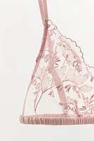BRALETTE TULLE BRODERIES FLEURIES