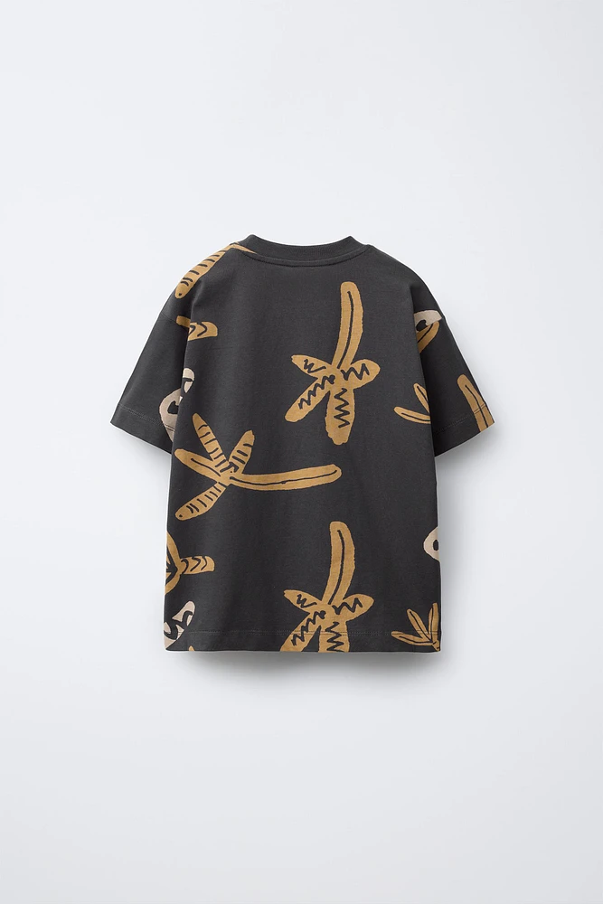 PALM TREE POCKET T-SHIRT