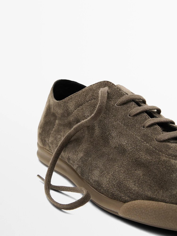 Soft split suede trainers - Limited Edition