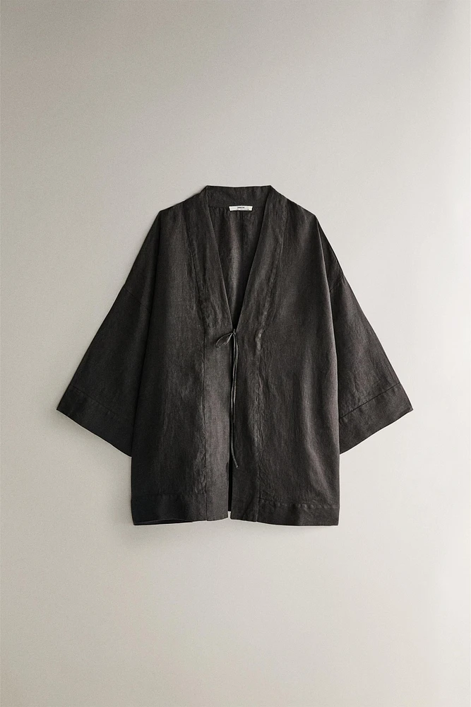 LINEN KIMONO