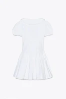 PETER PAN COLLAR POPLIN DRESS