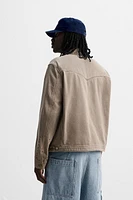 VESTE DÉLAVÉE CLOUS