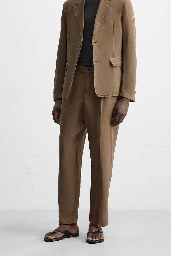 WASHED SUIT PANTS