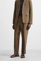 WASHED SUIT PANTS