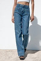 Z1975 HIGH-WAIST PATCH POCKET JEANS
