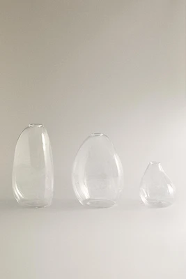 VASE EN VERRE PETIT FORMAT IRRÉGULIER