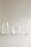 VASE EN VERRE PETIT FORMAT IRRÉGULIER