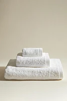 (500 GXM²) SERVIETTE DE BAIN COTON ÉPONGE UNIE