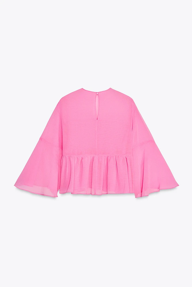 RUFFLED BLOUSE