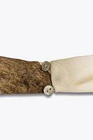 TOP HALTER À IMPRIMÉ GÉOMÉTRIQUE