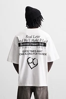 TEXT PRINT T-SHIRT