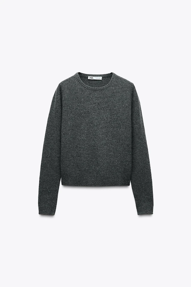 BASIC 100% WOOL SWEATER