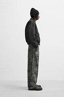 BAGGY ABSTRACT PRINT PANTS